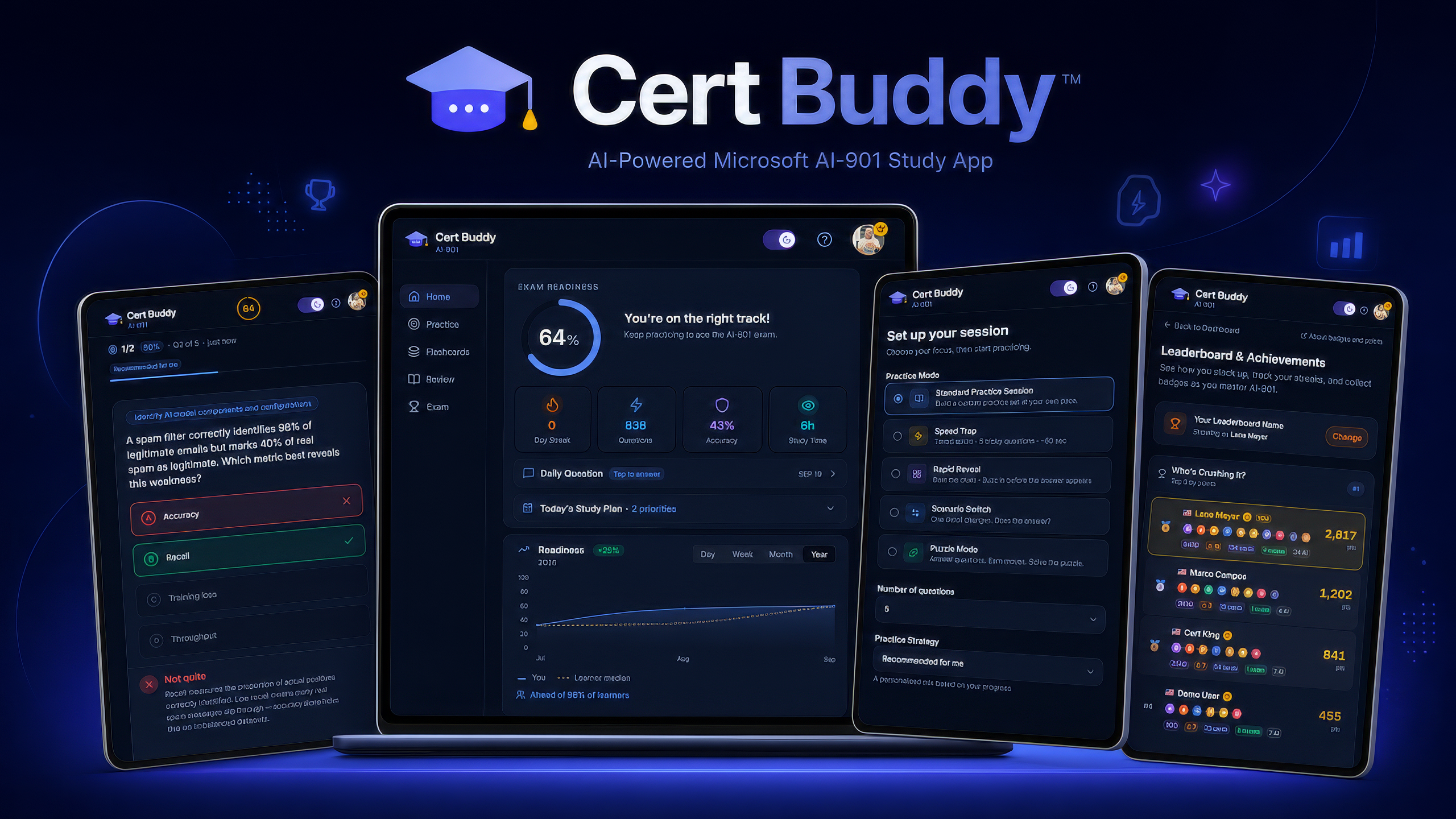 Designing and Building Cert Buddy project overview
